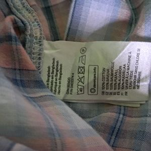 Short Sleeve Blue Check shirt