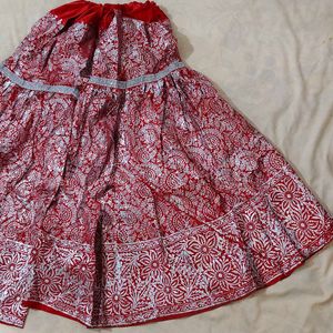 Chhapa Garara Suit Set For Girls