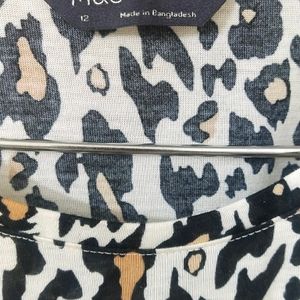 Marks & Spencers Animal Print Top