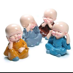 Set Of Little Monk's (4) Show Piece