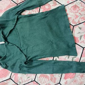 Cute Sea Green Top | Korean