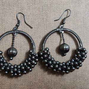 Lightweight Heavy Looking Oxidised Silver Color