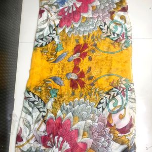 Cotton Flower Print Dupatta 06