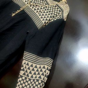 Charcoal Cotton Kurti For Girl Or Woman 46 Bust