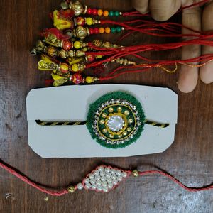 13 Rakhi 💯 pure handmade raakhis rakshabandha