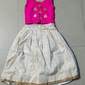 Kerala Traditional Baby Girl Crop Top