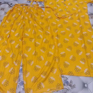 Plazu Pant+ Kurti Set 2pc