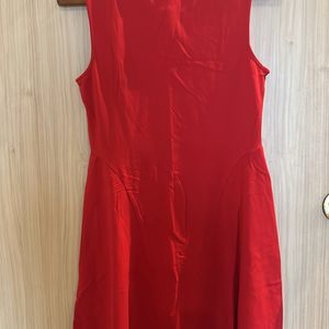 Red Skater Dress From Besiva