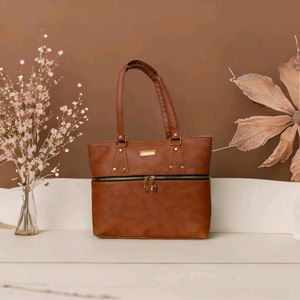 Beautiful Brown Handbag High Quality Material