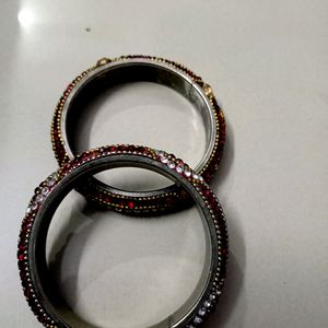 Red Diamond Bangles