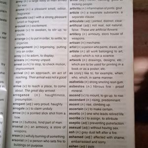 Synonyms Dictionary