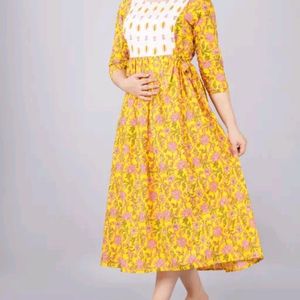 🎉Beautiful Printed Maternity And Formal Kurti🎉