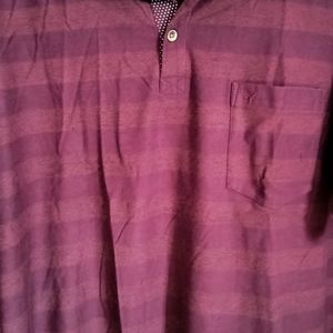 Mens Allen Solly Collar Tshirt With Slight Stripes