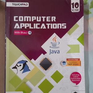 Class 10th ICSE Computer Touchpad Book Java Bluej