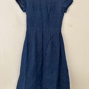 Fit and Flare Denim Dress