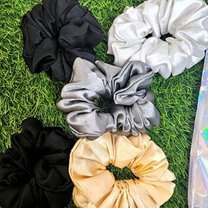 5 Beautiful Scrunchies L Size