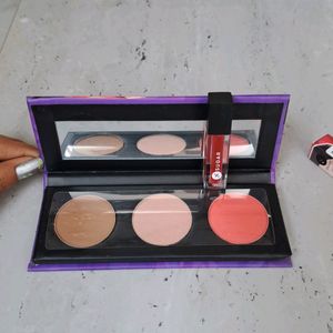 Free Lipstick With Contour De Force Face Palette