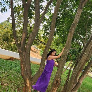 Purple 💜 Stylish Gown