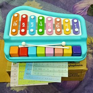 Unused Kids Piano Xylophone 8 tone