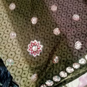 Grey Colour Saree