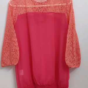 Pink Designer Top