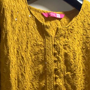 yellow kurti