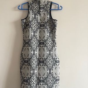 AND Grey printed Bodycon Dress