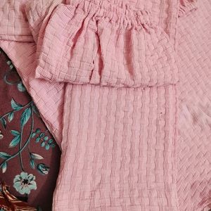 Pink Co- Ord Set For Kids