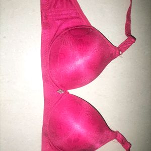 Red Heavy Padded Bra