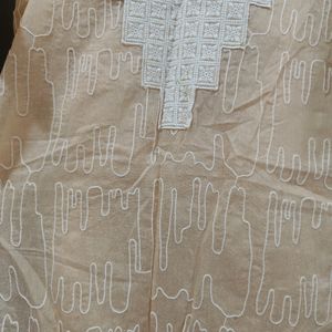 Chanderi Embroidery Kurta