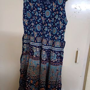 Traditional Printed Cotton Dress