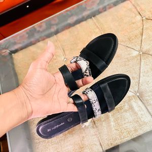 Hi-Attitude Open Toe Strappy Flats