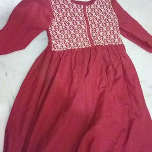 Varanga Maroon Anarkali