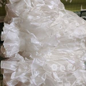 Girls Formal White Beautiful Dress