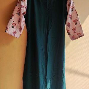 Green College Wear Kurti