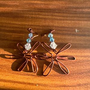 New Star Copper Earrings