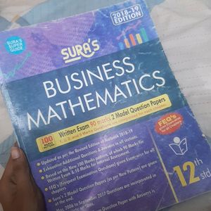 12th Std Business Mathematics Guide