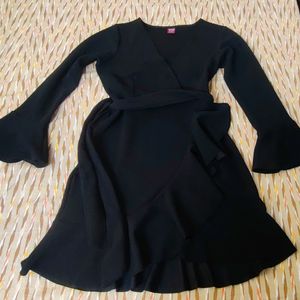 Black Wrap Dress