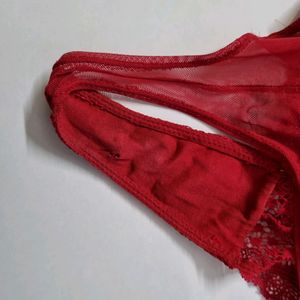 SEXY Lace Thong , Red Maroon  Underwea.