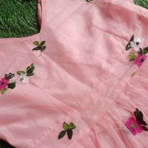 Pink Floral Dress