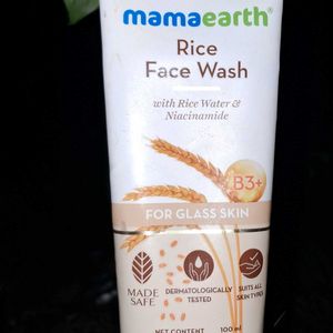 Rice Face Wash With Niacinimide   For Glass Skin