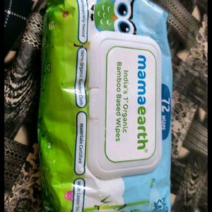 Mama Earth Bamboo Wet Wipes New Unused Product