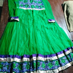 Anarkali Suit +Free Matching Earrings