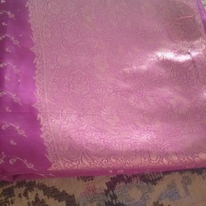 Pink Rose Beautiful Saree