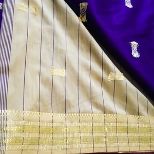 Saree of Enchanting Purple Rhapsod