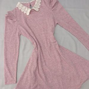 New Korean Wool Short Dresss