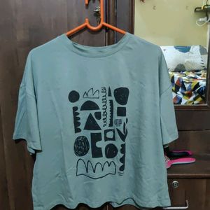 Roadster Boxy Tshirt -Green