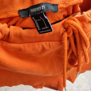 Orange Hotshot High Waist Short