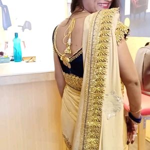 Designar Saree With Stitch Blouse