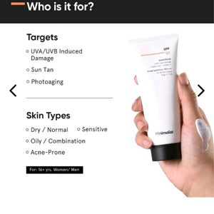 Minimalist Sunscreen SPF 50